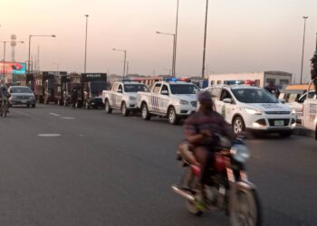 LAGOS POLICE LAUNCH NEW EQUIPMENT, FLOOD FLASH POINTS, ARREST 19 SUSPECTED TRAFFIC ROBBERS