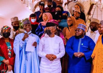 “OSINBAJO & BABA BUHARI, WE HAVE COME WITH THE SONG AGAIN” – KANNYWOOD STARS