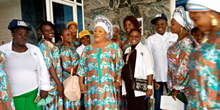 LAGOS STATE WOMEN MEMBERS OF APC PROFESSIONALS COUNCIL ATTENDS THE OFFICIAL INAUGURATION OF THE WOMEN WING OF THE COUNCIL