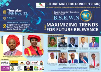 Beyond Secondary  Education: Wife of Lagos Gov. Dr. Sanwo-Olu, LASU VC, Prof. Olatunji-Bello To Address Young people