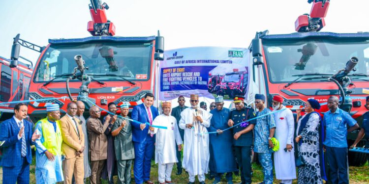 FAAN COMMISSIONS TEN BRAND NEW, HIGH CAPACITY FIREFIGHTING VEHICLES
