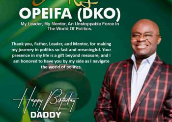 DR. KAYODE OPEIFA (DKO), A FATHER, LEADER, AND MENTOR, AN UNSTOPPABLE FORCE IN THE WORLD OF POLITICS