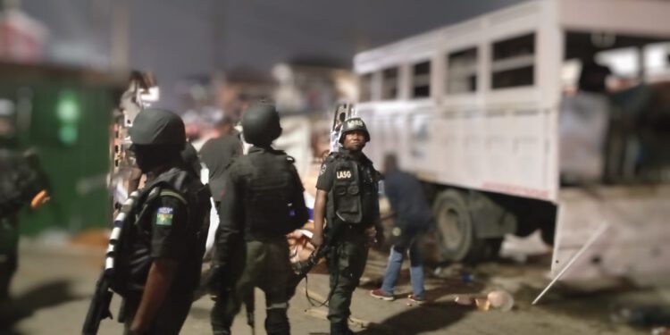 STREET TRADING BAN, SECURITY CONCERNS IN FRONT BURNER AS TASKFORCE RAIDS IKEJA METROPOLIS