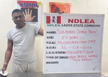 After years of evading arrest, NDLEA nabs most wanted Lagos drug baron, Temo