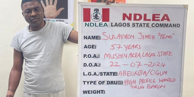 After years of evading arrest, NDLEA nabs most wanted Lagos drug baron, Temo