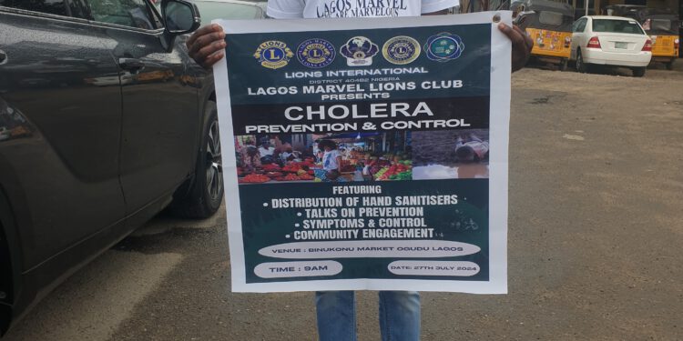 Lions Club Launches Cholera Awareness Campaign, Educates Public On Prevention Strategies