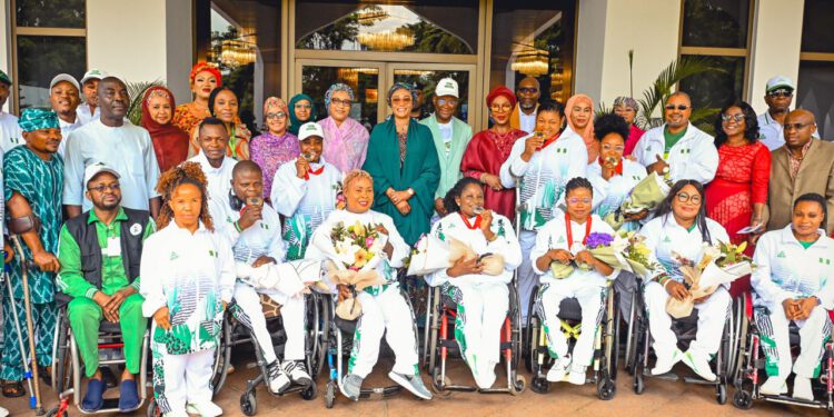 Her Excellency Oluremi Tinubu Welcomes 2024 Paralympians