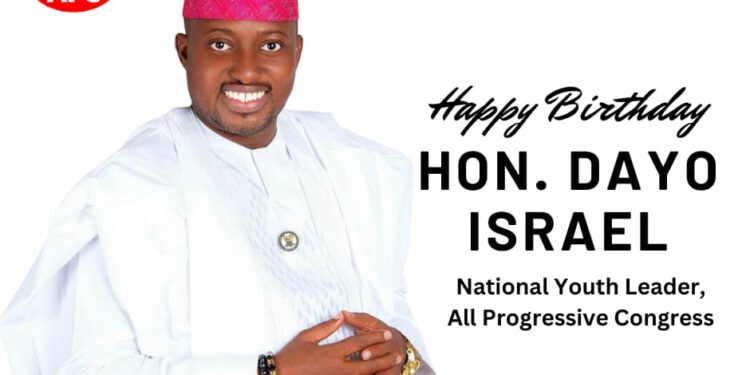 AYODEJI RILWAN TINUBU CELEBRATES APC NATIONAL YOUTH LEADER, DR. ABDULLAHI TEMIDAYO ISRAEL, ON HIS BIRTHDAY.