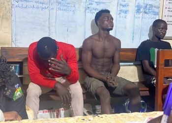 VANDALS APPREHENDED TAMPERING WITH ELECTRICITY INFRASTRUCTURE IN IKOYI