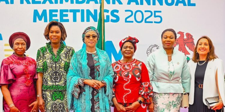 Nigeria’s First Lady Hosts African First Ladies at AFREXIM Bank Meeting
