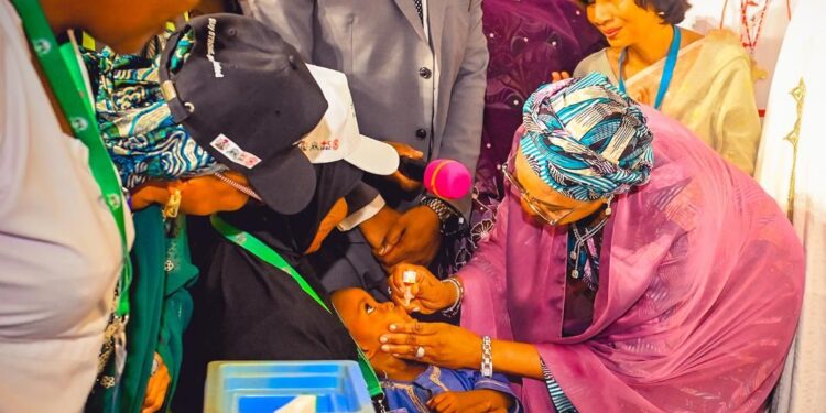 First Lady Flags Off Landmark Measles-Rubella Vaccine Campaign to Protect Millions of Nigerian Children