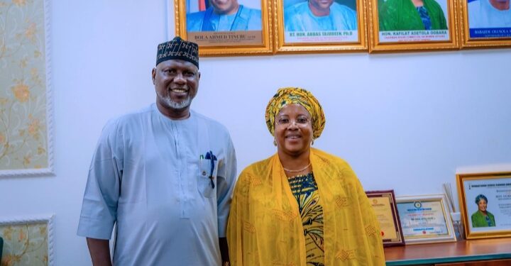 TINUBU AGAIN 2027: DG AREWA COMMUNITY SOUTHWEST VISITS REP KAFILAT OGBARA AT THE GREEN CHAMBERS: DROPS ABAT AGAIN SLOGAN