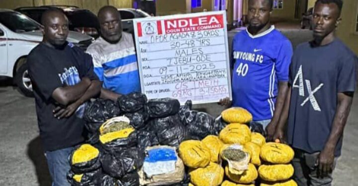 Wanted drug baron arrested as NDLEA recovers large drug shipment, forex in Lagos hideout
