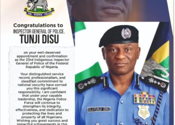 DISU’S APPOINTMENT SIGNALS RENEWED MOMENTUM FOR POLICE REFORM – MOGAJI