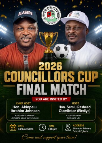 Councillor’s Cup: Greenland FC, Egbeda FC Set for Grand Finale