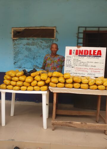 China, Italy-bound cocaine concealed in local mortar, backpack intercepted in Lagos
